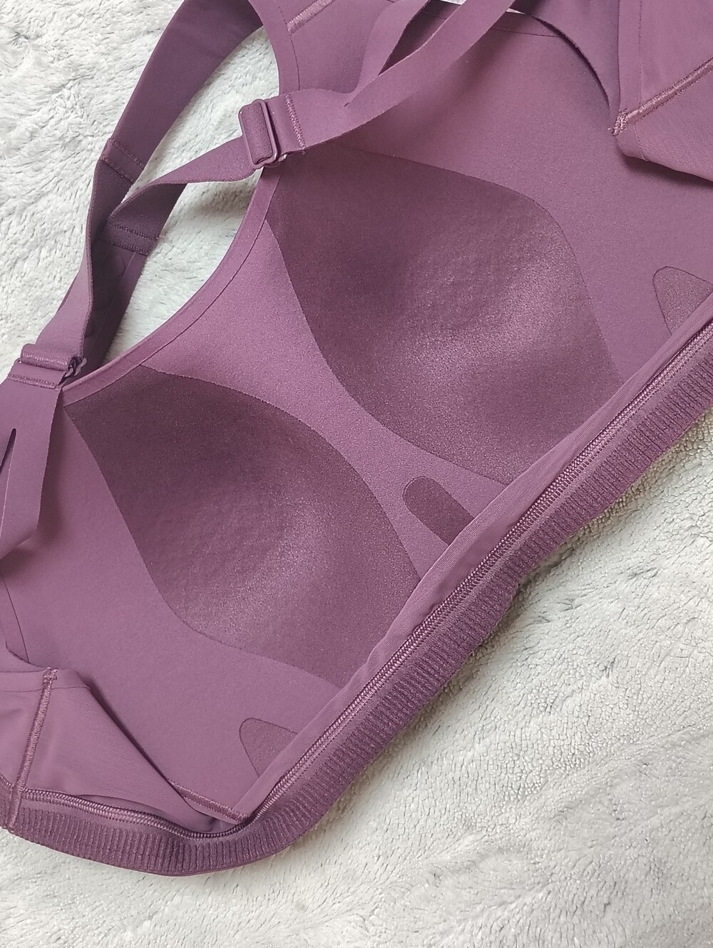 Lululemon AirSupport High Support Sports Bra - Vintage Plum Vivid Plum 36DD - Picture 6 of 13